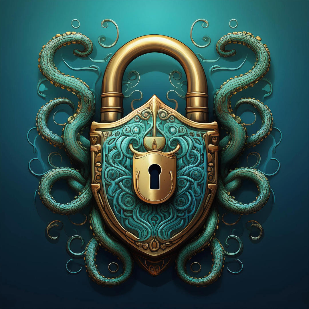Eldritch Security lock and tentacles mark